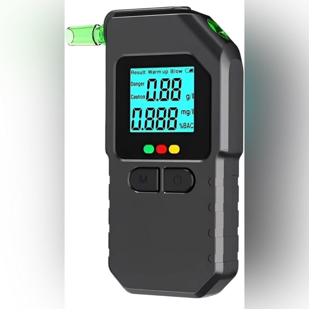 NEW - Digital Breathalyzer with LCD Display, portable breathalyzer